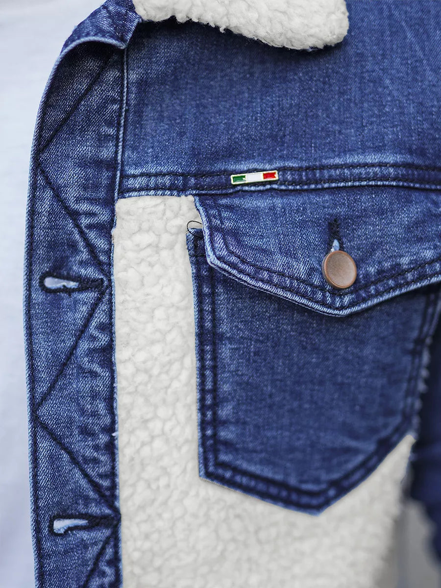 Blue denim jacket Biok