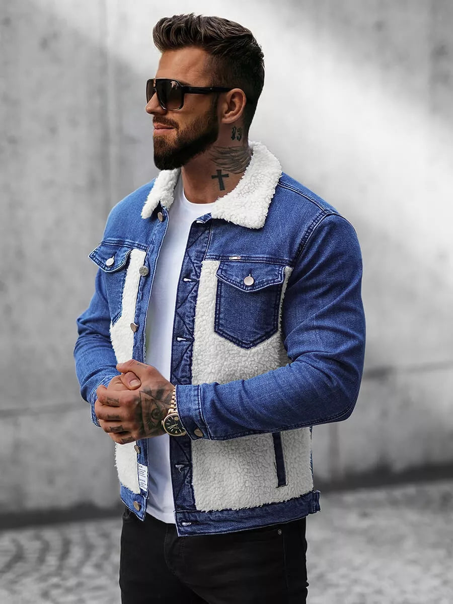 Blue denim jacket Biok