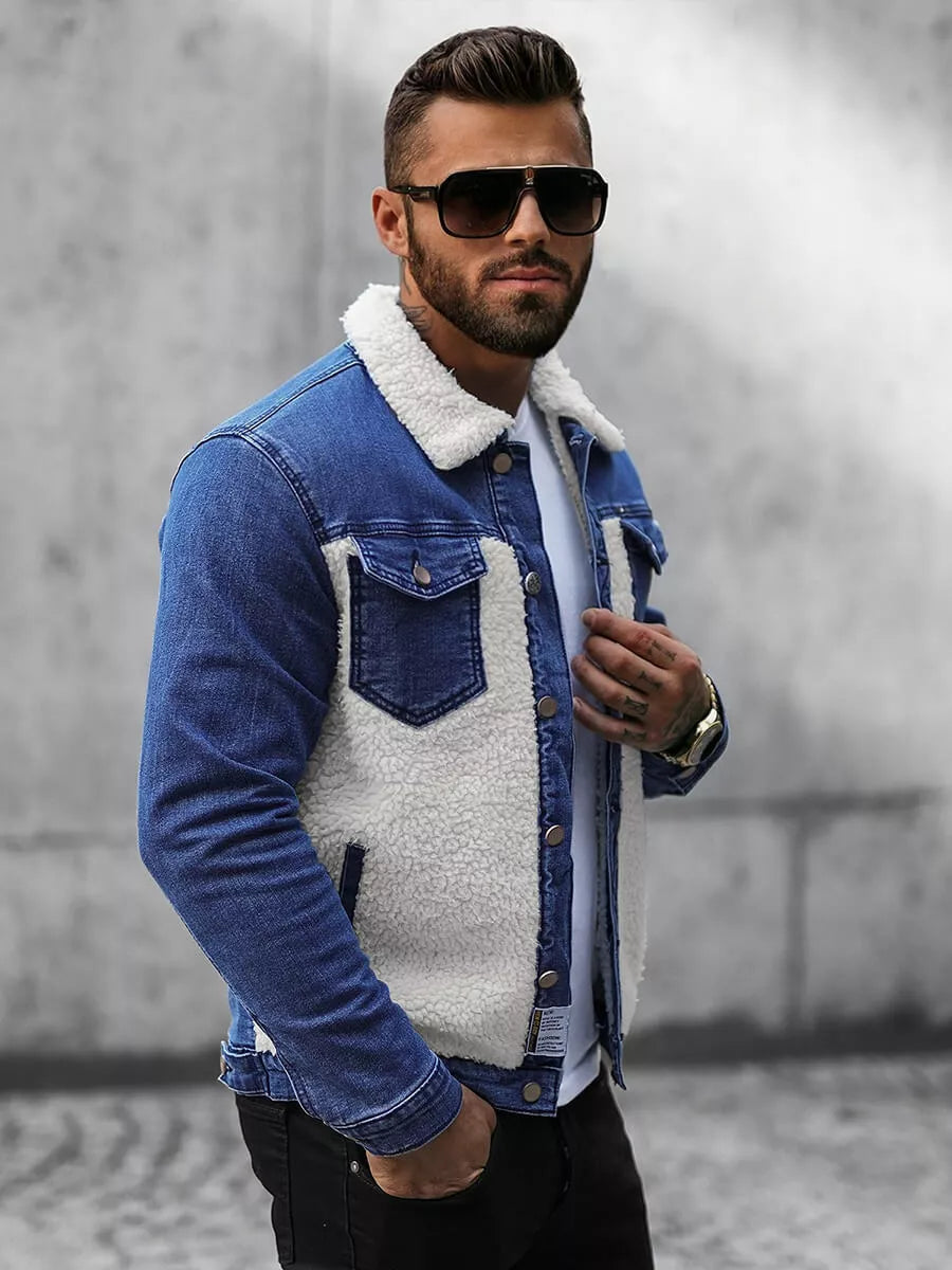 Blue denim jacket Biok