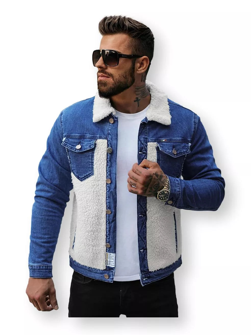 Blue denim jacket Biok
