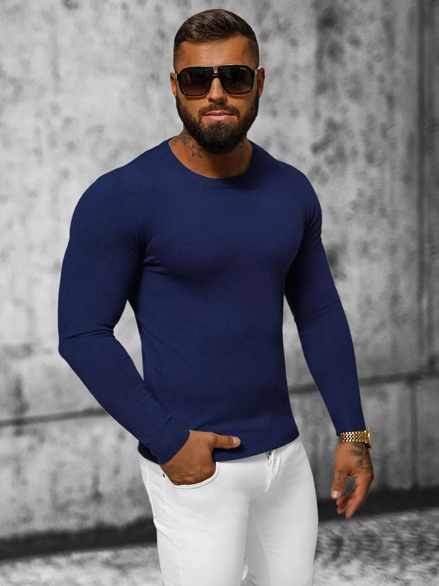 Blue sweater for men Zadal