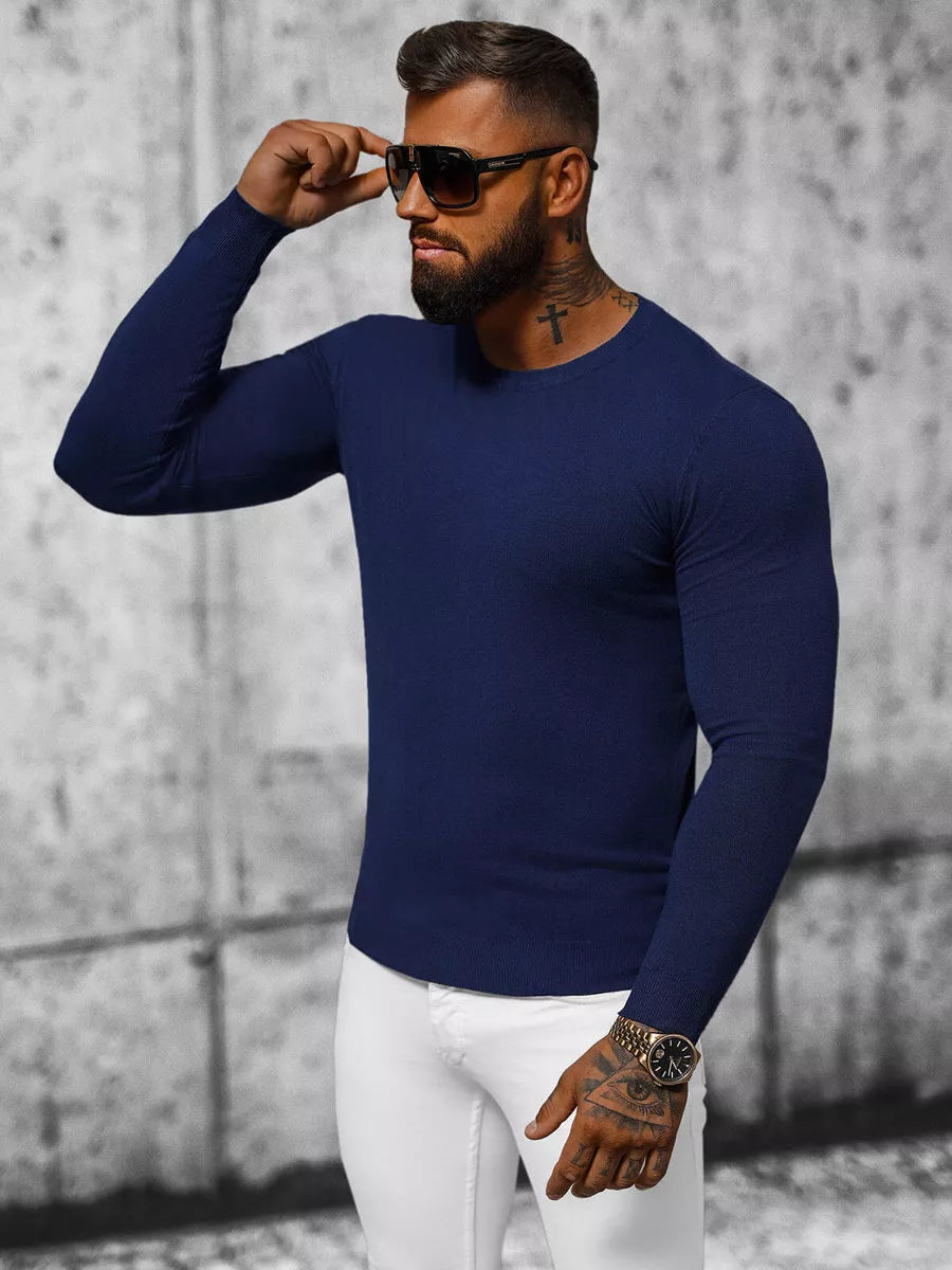 Blue sweater for men Zadal