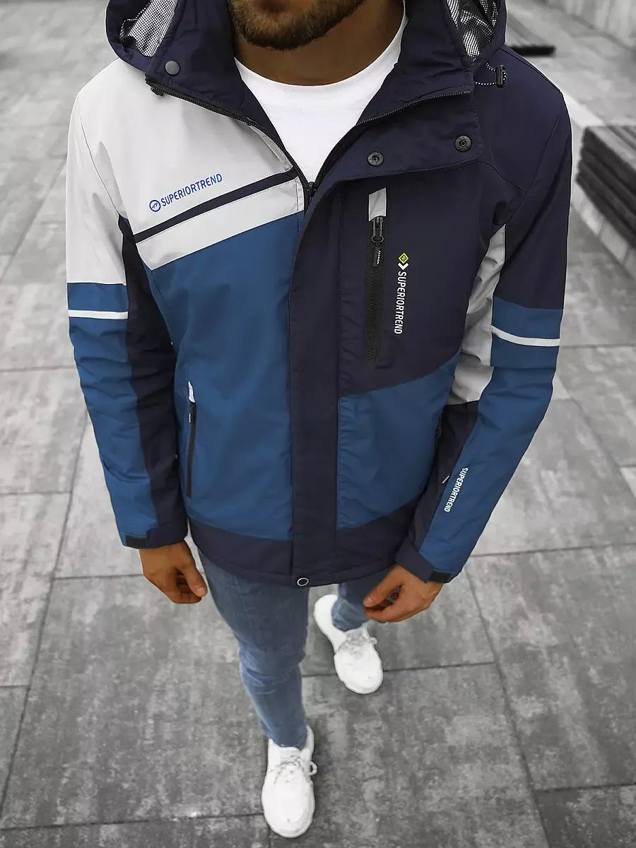 Blue - dark blue jacket for men Trend