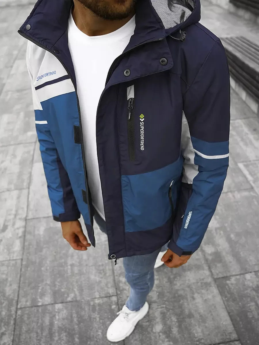 Blue - dark blue jacket for men Trend