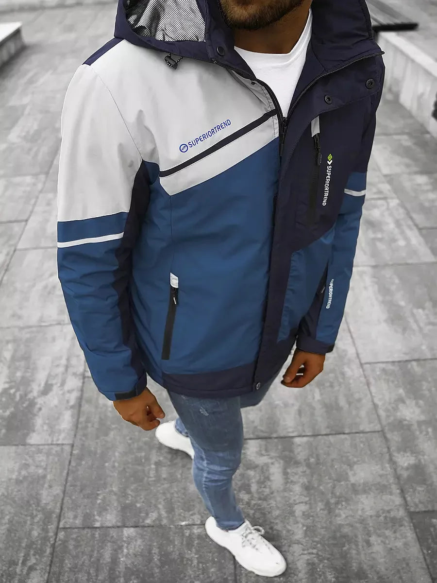 Blue - dark blue jacket for men Trend