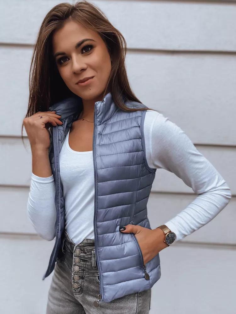 Blue vest without hood Festa