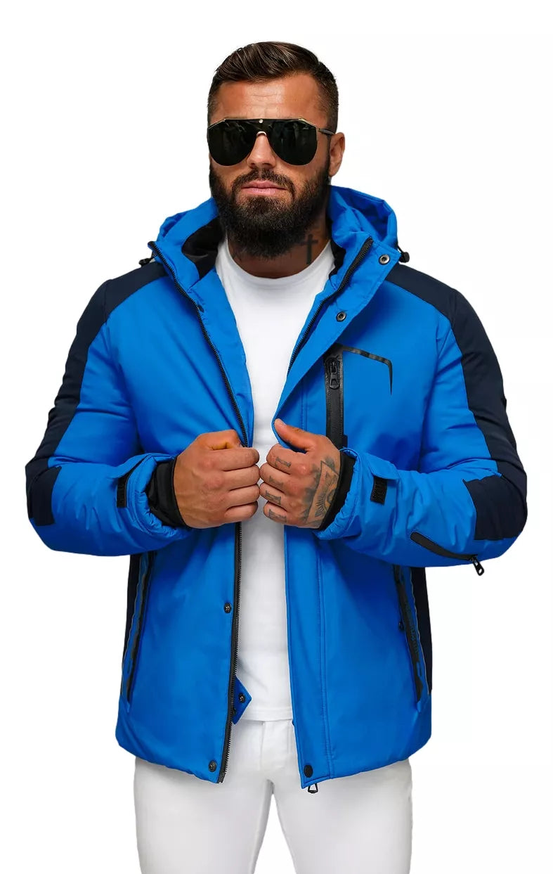 Blue men's winter jacket Zerol