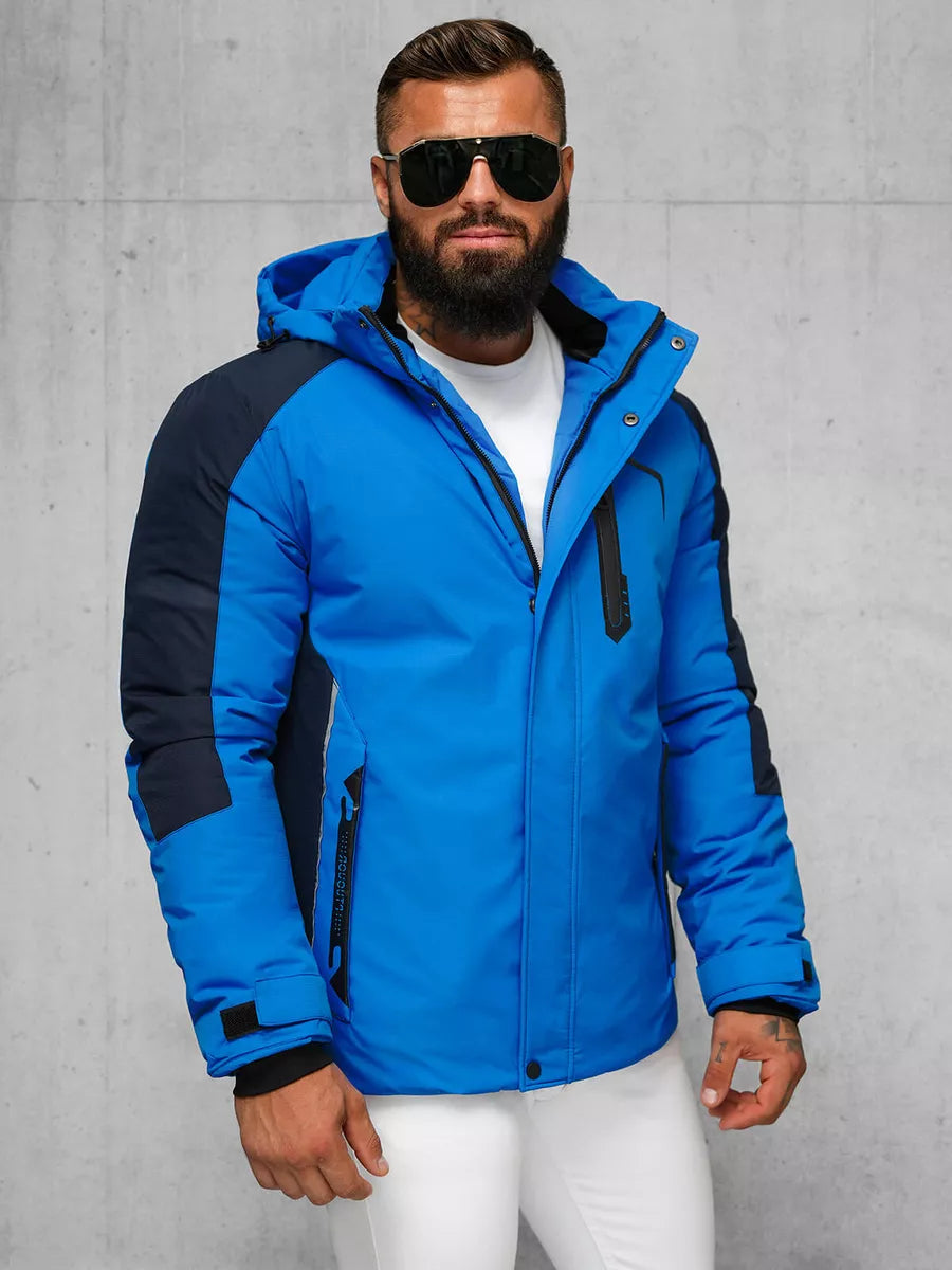 Blue men's winter jacket Zerol