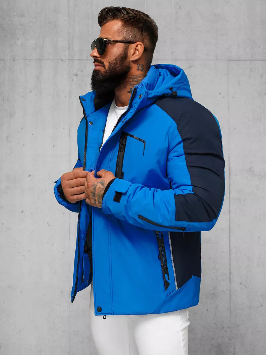 Blue men's winter jacket Zerol