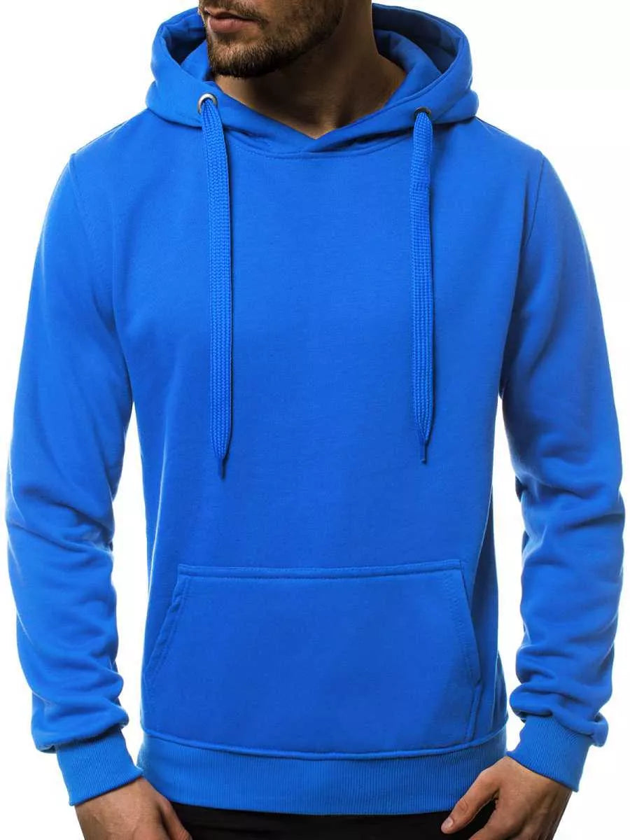 Blue men's hoodie Buvoli