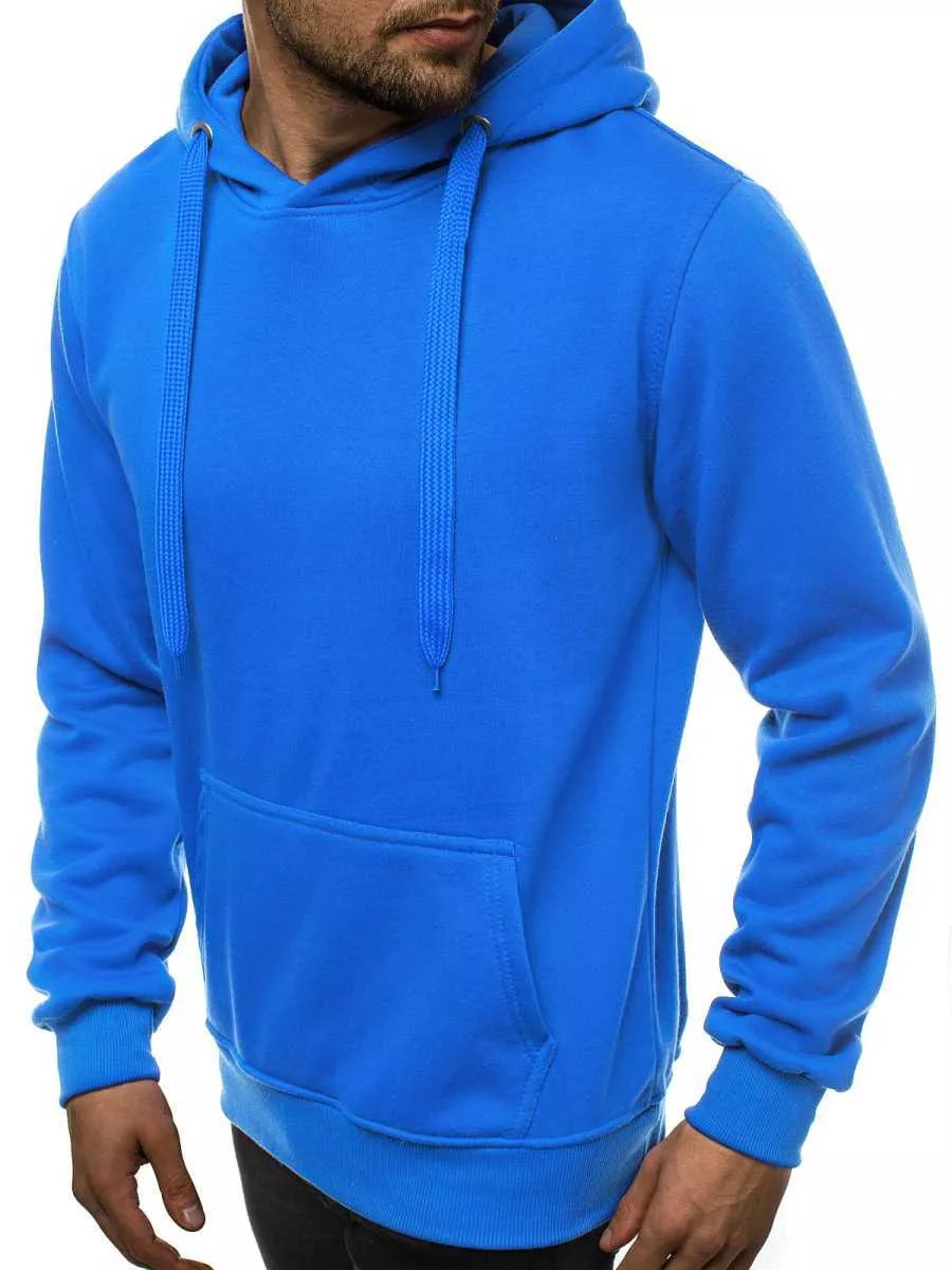 Blue men's hoodie Buvoli