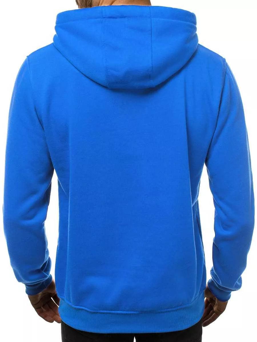 Blue men's hoodie Buvoli