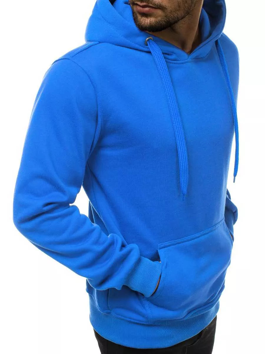 Blue men's hoodie Buvoli