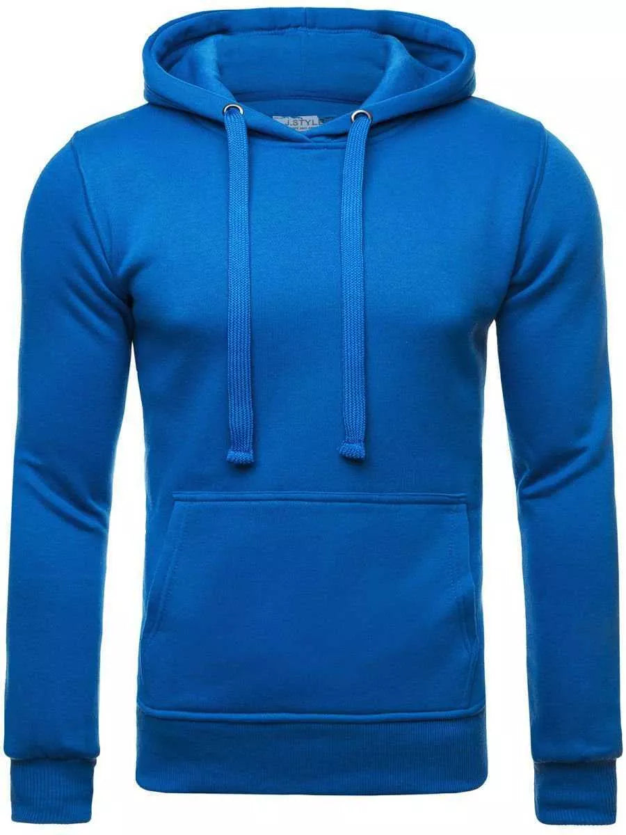 Blue men's hoodie Buvoli