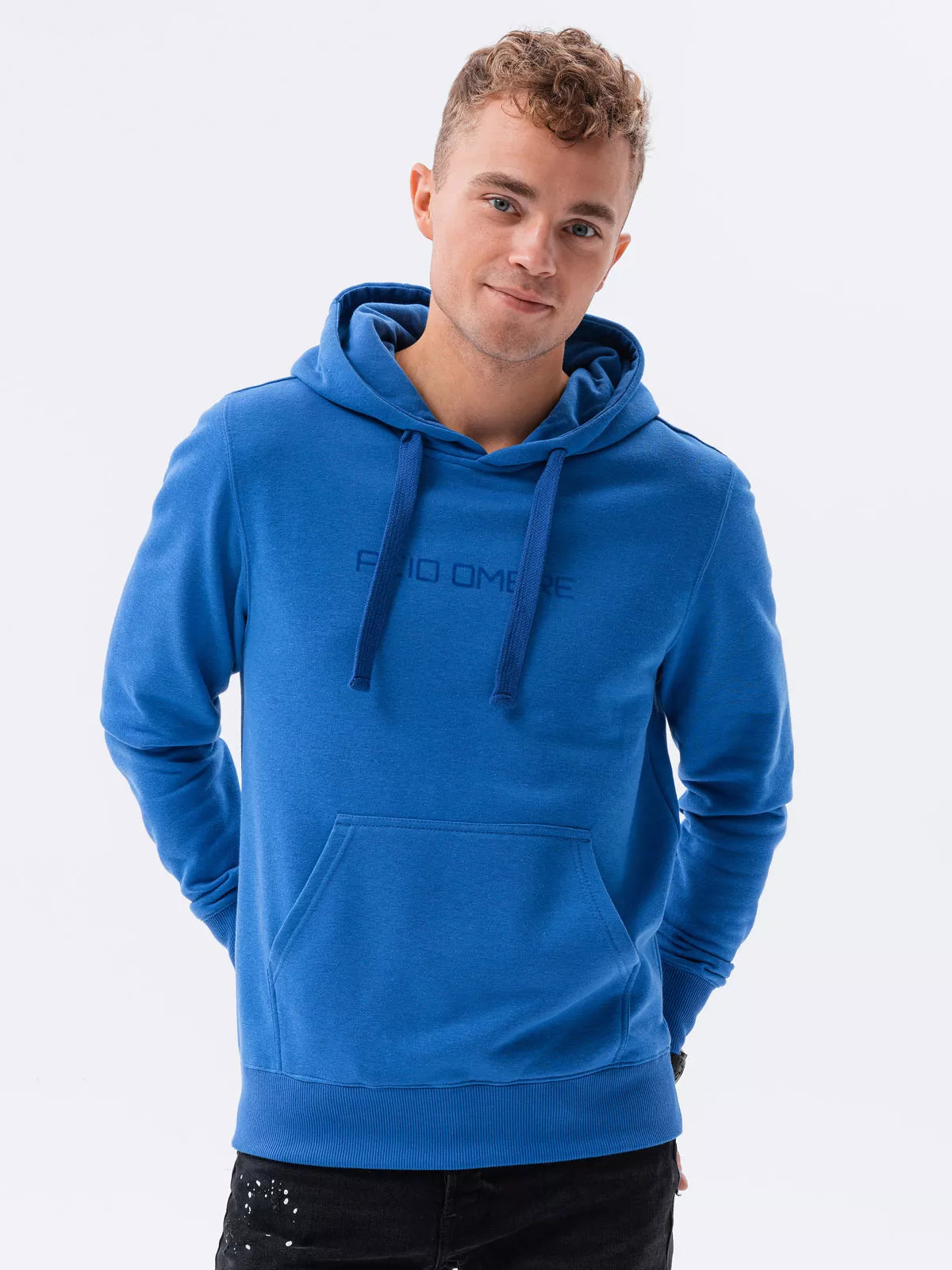 Blue men's sweater Lutol
