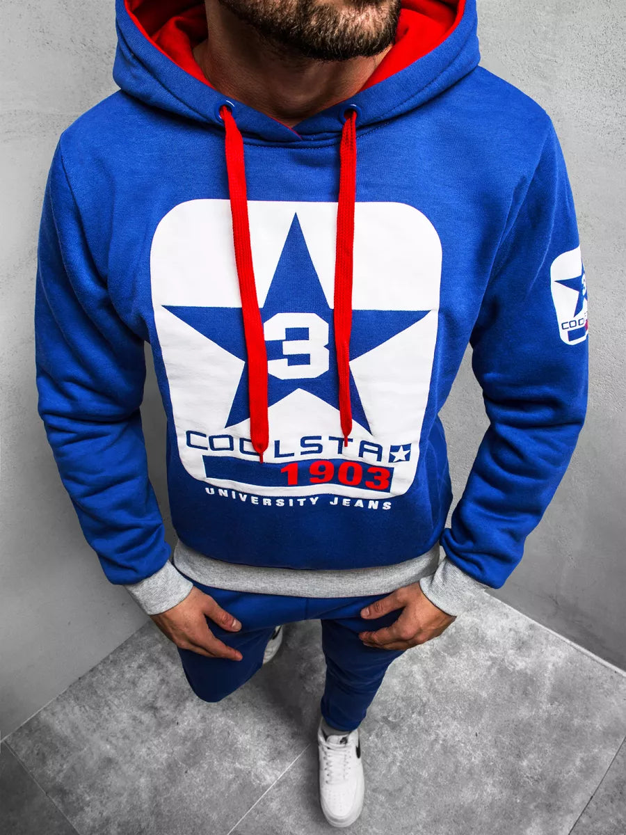 Blue men's sweater Stardust 