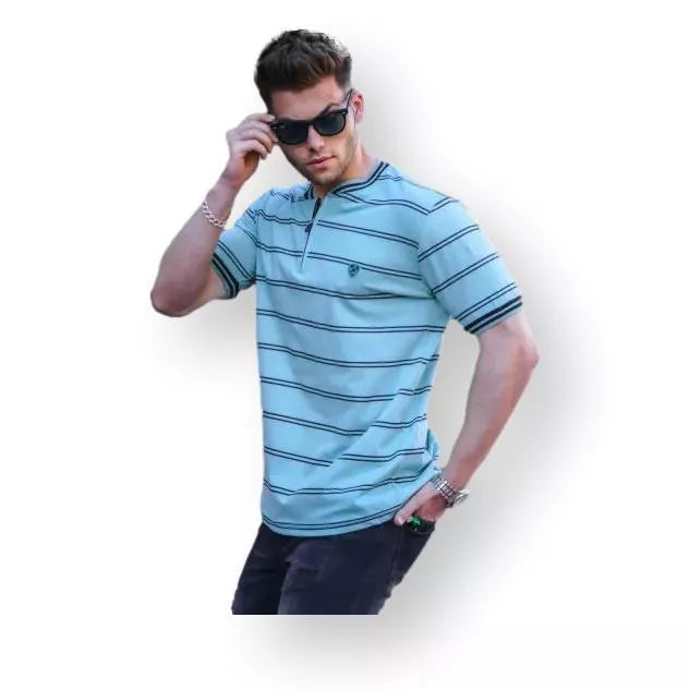 Blue men's T-shirt Anomi