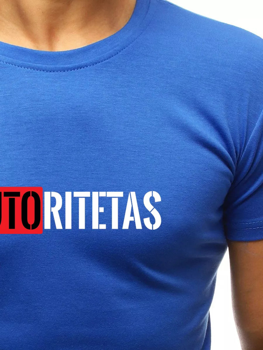 Blue men's t-shirt Authority