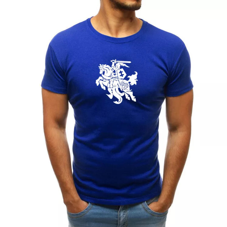 Blue men's T-shirt VYTIS